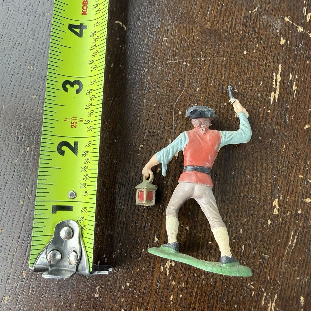 Vintage Louis Marx Pirates Hand Painted 2.5” 1960s Swashbuckler Sailor Captain - Picture 3 of 11